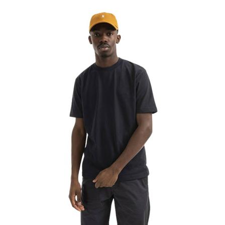 Norse Projects Johannes heavy logo , Blauw , Heren , Maat: S Shirts