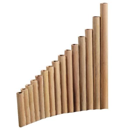 Panfløyte 15 Rør Naturlig Bambus Blåseinstrument Panfløyte G Nøkkel Panfløyte Håndlaget Treblåseinstrument Folk Instrumentos