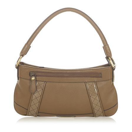 Burberry Vintage Pre-owned Leather Baguette Brun, Dame Vintage Tasker, Størrelse: ONE Size