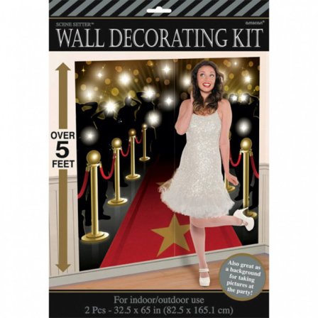 Veggdekorasjon Hollywood og den røde løperen