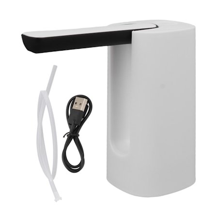Sammenleggbar vannflaskepumpe dispenser automatisk sensing høyeffektivt filtreringssystem for hjemmekontor utendørs hvit