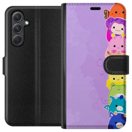 Yhteensopiva Lompakkokotelo Samsung Galaxy A25 Tumma siluetti Jeesuksesta, jolla on orjantappurakruunu mustaa taustaa vasten, voimakkaassa kontrastiss