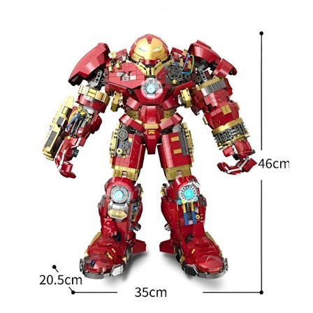 4420 Bitar Marvel Legends Iron Man Hulkbuster Byggklossar Veronica Byggsats Iron Man Mark 44 & Mark 4 Leksaker Födelsedagspresenter
