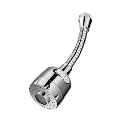 1 stk. Kranforlenger med 2 moduser 15 cm, fleksibel kjøkkenkranmunnstykke, 360° kjøkkenkransprøyte, kjøkkenkranforlenger, kjøkkenkran