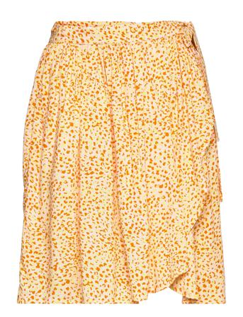 Slfjalina Hw Short Wrap Skirt M Skirts Wrap Skirts Multi/mønstret Selected Femme