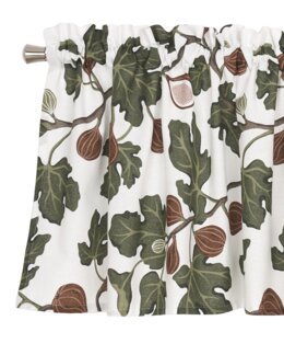 Gardinkappa Figaro med tryck motiv Terracotta - Linea