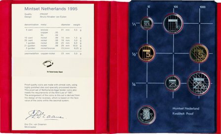 Holland 1995 - Proof møntsæt