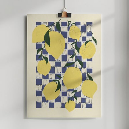 Lemons Poster 50x70 cm