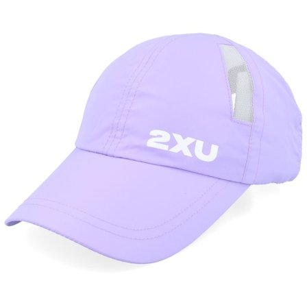 2XU - Violet unconstructed Casquette - Run Cap Grape Fizz/White Dad Cap @ Hatstore