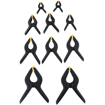 Fjederklemme / Fjederklemmer 10-pak