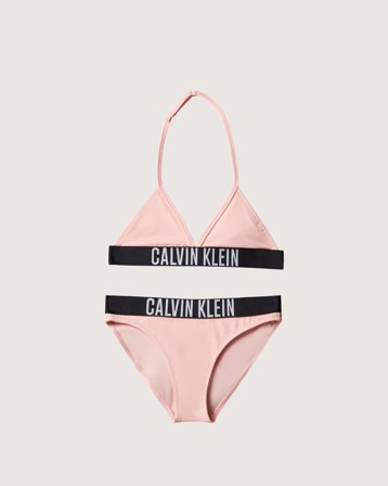 Calvin Klein TRIANGLE BIKINI SET Różowy Stroje kąpielowe i szlafroki Dziewczyna - Kids Brand Store
