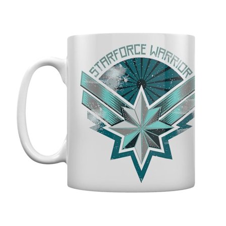 Captain Marvel-mugg: 315 ml, Starforce-logga, keramik