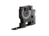 DYMO D1 12mm 1pk, Hvit/Sort