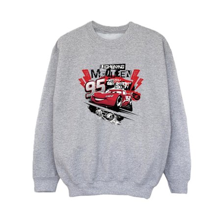 Disney Boys Cars Lightning McQueen Collage Sweatshirt 9-11 år