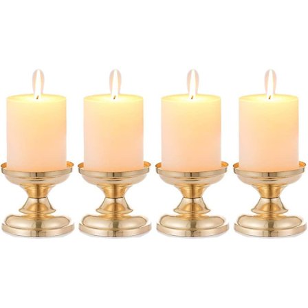 Lysestaker i metall, søylelysestaker, bryllupsbordpynt