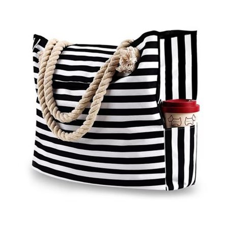 Erittäin suuri rantakassi naisille / Vedenpitävä ja tilava rantakassi, piknikkori - kassi rannalle - vedenpitävä shopper