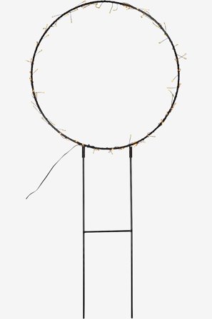 Star Trading - Ulkokoriste Barlumi 84 cm - Musta - Koristevalaisimet - - Homeroom