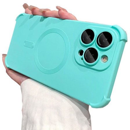 iPhone 13 - Silikonskal med Magnetiskt Stötskydd