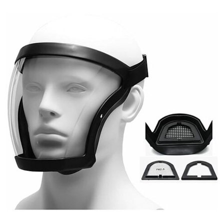 Ultimat Skydd Anti-Damm Ansiktsskydd, Full Ansiktstäckning För Oöverträffad Säkerhet Och Återanvändbart Säkerhetsansiktsskydd, Idealisk För Industri 