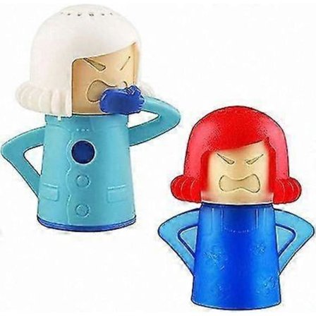 2-pakning Mikrobølgeovn Damprenser for Deodorisering og Rengjøring av Mikrobølgeovner, Kjøleskap og Andre Kjøkkenapparater