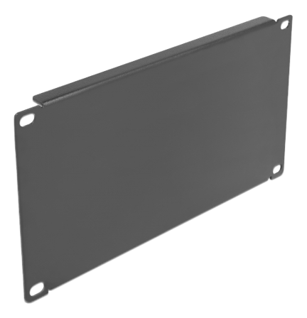 Delock dekkepanel for rackavskjerming - 3U - 10"
