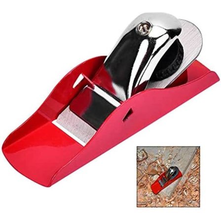 Enhånds høvel, trebearbeidingsverktøy mini håndhøvel håndhøvel