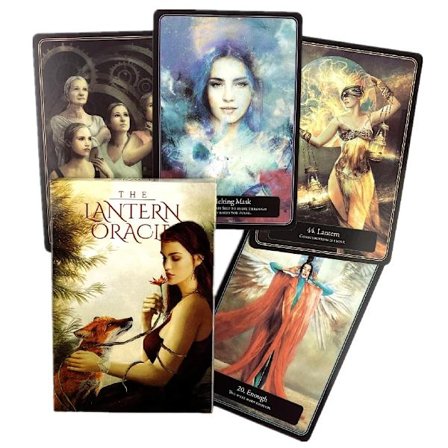 The Lantern Oracle Tarotkort Divinationsdæk Engelsk Udgave Brætspil INK Bordspil