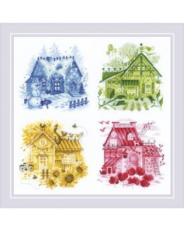 Stickpackung Bild Jahreszeiten