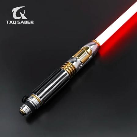 Mace Windu Ny replika Ljussabel Oändliga färger Ljud Byt Metallfäste Pixel Laser Svärd Luminous Jedi Leksaker Presenter Proffie 2.2