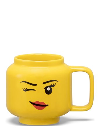 LEGO STORAGE | Lego Ceramic Mug Small Winking Girl | S