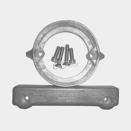 Anodsats, Volvo Penta, Aluminium