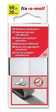 FIX-O-MOLL Borrelås selvklebende 25/01 60cm