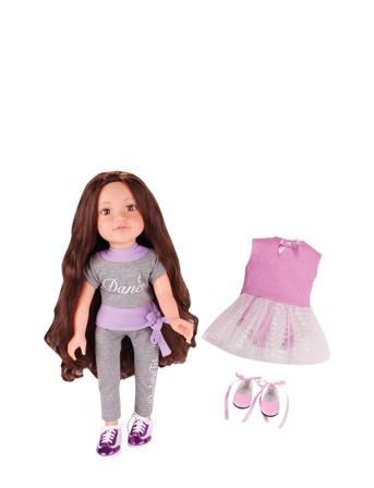 Designafriend Darcy Docka Toys Dolls & Accessories Dolls Multi/mønstret Design A Friend