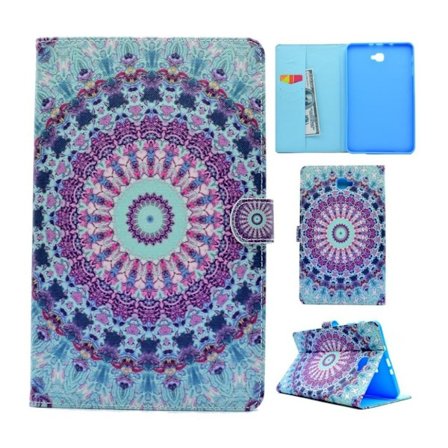 Samsung Galaxy Tab A 10.1 (2016) etui i læder - Flerfarvet