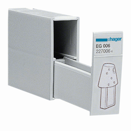 Hager EG006 Nøkkelrom for 2 stk. programnøkler, Elfordeling & strømforsyning