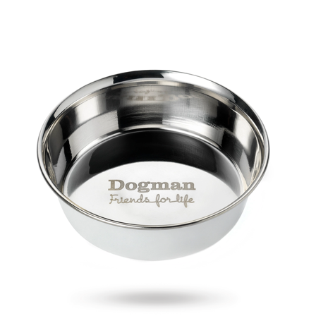 Dogman Matskål Heavy Rostfri Vit - Matskål, hundgodis & tuggisar