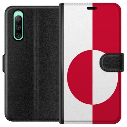 Kompatibelt Plånboksfodral till Sony Xperia 10 IV Grönland
