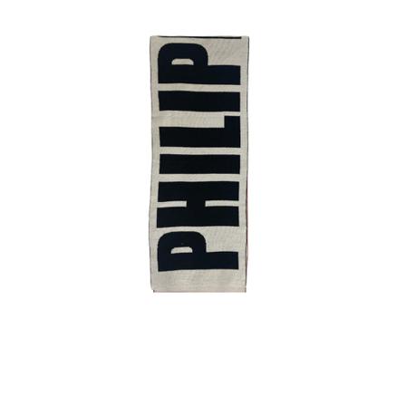 Philipp Plein, Scarf Beige, Heren, Maat:ONE Size,wol