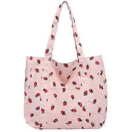 Studerende Skoletaske Dame Skuldertaske Stor Kapacitet Armhule Taske Mode Håndtaske All-match Underarm Taske Shoppingtaske Pink( Pink)