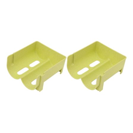 2 stk. oppbevaringsboks for drikkevarer til kjøleskap, kan stables med ølbokser, anti-fall oppbevaringsstativ