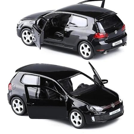 1:36 Golf 6 Gti Støbt Legeringsbil Model Legetøjskøretøj Metal Simulation Legetøjsbil Model 2 Døre Åbnet Samling Børnelegetøj Gave