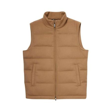 Brooks Brothers, Down-fill Vest Beige, Heren, Maat:L