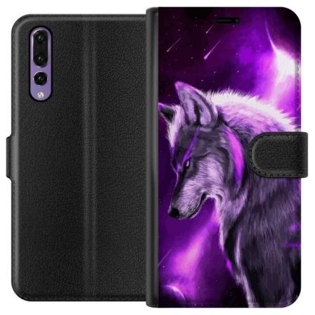 Huawei P20 Pro Tegnebogsetui Lilla Varg