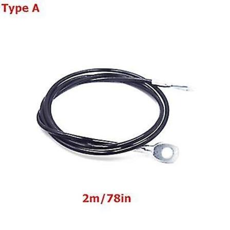 2m-5m Treningskabel Wire Rope Heavy Duty Stål Erstatningsdeler For Hjemmetrening Fitness Kabel Trinse Tilbehør Dia 5mm TypeA-2M