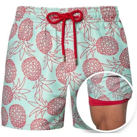 Badbyxor för män, badshorts, surfshorts, snabbtorkande strandshorts - DK6013