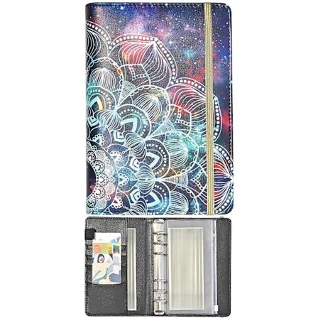 Budsjettplanlegger, A6-perm Finansiell plan Regnskapsbok med klistremerke og etiketter, Budsjettperm Pengeorganisator