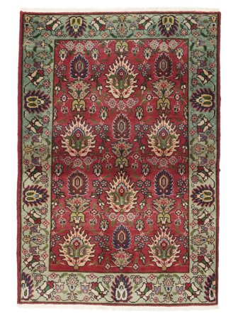 Medaljong Liten Tabriz Matta 100X143 Ull