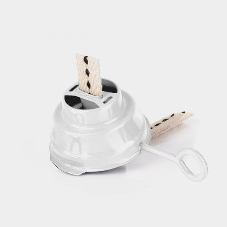 Brûleur Feuerhand Burner with Wick, pour 276 (Baby Special), Pure White, avec mèche