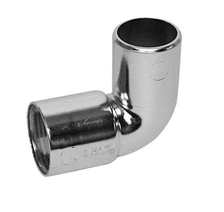 Faluplast 2910378 Bøy 90°, enkeltmuffe 40 mm, Innendørsavløp