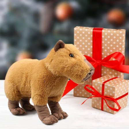 Suuri 7,8 tuuman Kapibara Plushilelu Kotimainen Guinea Pig Creative Cartoon Cute Dolls Lahja